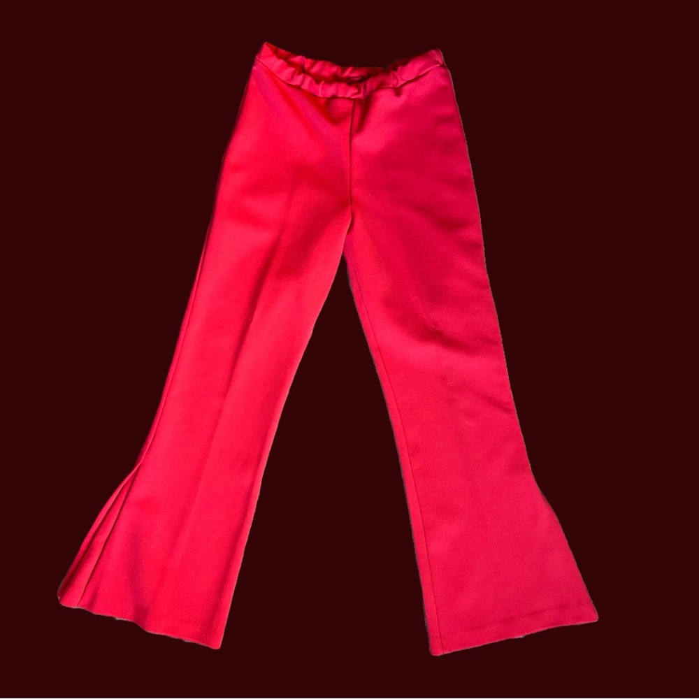Vintage 1970s JCPenney Red Bell Bottoms